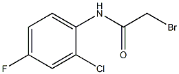 2-Bromo-N-(2-chloro-4-fluorophenyl)acetamide Struktur