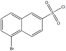 5-Bromonaphthalene-2-sulfonyl chloride Structure