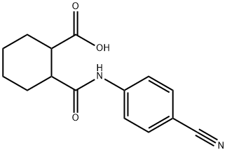 714208-37-4 2-[(4-cyanoanilino)carbonyl]cyclohexanecarboxylic acid