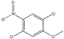 1,4-Dichloro-5-methoxy-2-nitrobenzene, 17801-99-9, 结构式