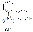 4-(2-Nitrophenyl)Piperidine Hydrochloride 化学構造式