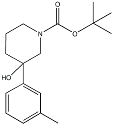 tert-Butyl 3-hydroxy-3-(3-methylphenyl)-1-piperidinecarboxylate