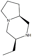 (3S,8AS)-3-ethyloctahydropyrrolo[1,2-a]pyrazine 化学構造式