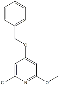 4-(Benzyloxy)-2-methoxy-6-chloropyridine|4-(Benzyloxy)-2-methoxy-6-chloropyridine