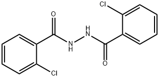 2-CHLORO-N'-(2-CHLOROBENZOYL)BENZOHYDRAZIDE 结构式