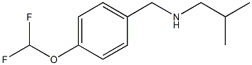 [4-(Difluoromethoxy)benzyl]isobutylamine 结构式