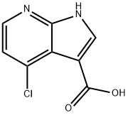 1H-피롤로[2,3-b]피리딘-3-카복실산,4-클로로-