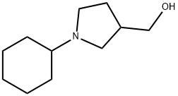 (1-环己基-3-	吡咯烷)甲醇, 100049-71-6, 结构式