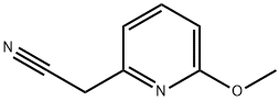 2-(6-methoxypyridin-2-yl)acetonitrile Struktur