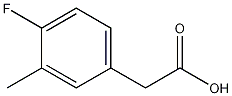 4-FLUORO-3-METHYLPHENYLACETIC ACID Struktur