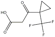 CYCLOPROPANEPROPANOIC ACID, B-OXO-1-(TRIFLUOROMETHYL)- Struktur