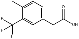 4-Methyl-3-(trifluoromethyl)phenylacetic acid Structure