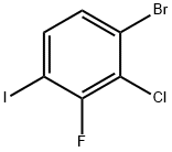 1-bromo-2-chloro-3-fluoro-4-iodobenzene Struktur