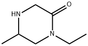 1-乙基-5-甲基-2-哌嗪酮 结构式