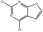 2,4-DICHLOROFURO[2,3-D]PYRIMIDINE Struktur