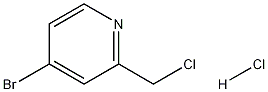 4-Bromo-2-(chloromethyl)pyridine hydrochloride 化学構造式