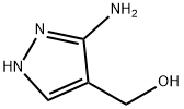 3-氨基-4-羟基甲基吡唑, 1001635-21-7, 结构式