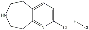 2-CHLORO-6,7,8,9-TETRAHYDRO-5H-PYRIDO[2,3-D]AZEPINE, , HYDROCHLORIDE|2-氯-6,7,8,9-四氢-5H-吡啶并[2,3-D]氮杂卓盐酸盐