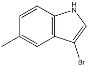 3-Bromo-5-methyl-1H-indole Struktur