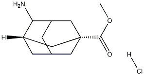 反式4-氨基-1-金刚烷甲酸甲酯盐酸盐 结构式