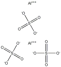 Aluminum sulfate Structure