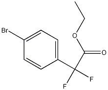 ethyl 2-(4-bromophenyl)-2,2-difluoroacetate Struktur