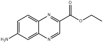 6-Aminoquinoxaline-2-carboxylic acid ethyl ester Struktur