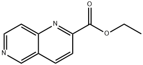1,6-Naphthyridine-2-carboxylic acid ethyl ester Struktur