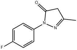 2-(4-Chlorophenyl)-5-methyl-2,4-dihydro-3H-pyrazole-3-one 化学構造式