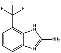 7-(Trifluoromethyl)-1H-benzimidazol-2-amine 化学構造式