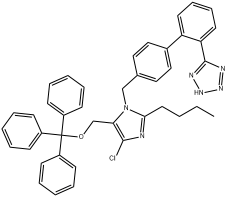 Losartan Trityl Ether Struktur
