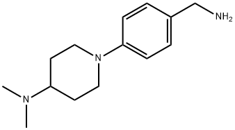 1-(4-(AMINOMETHYL)PHENYL)-N,N-DIMETHYLPIPERIDIN-4-AMINE,1007869-57-9,结构式