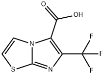 6-(trifluoromethyl)imidazo[2,1-b]thiazole-5-carboxylic acid Structure