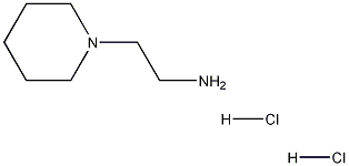 N-(2-Aminoethyl)piperidine dihydrochloride 化学構造式
