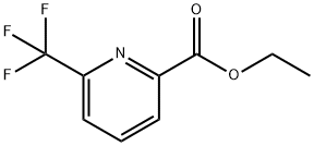 2-(三氟甲基)-6-吡啶羧酸乙酯 结构式