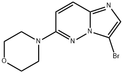 4-(3-溴咪唑并[1,2-B]吡嗪-6-基)吗啉,1012343-72-4,结构式