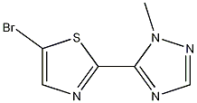 5-(5-溴噻唑-2-基)-1-甲基-1H-[1,2,4]三唑,1014983-33-5,结构式