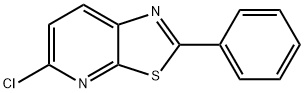 5-chloro-2-phenylthiazolo[5,4-b]pyridine 化学構造式