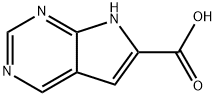 7H-吡咯并[2,3-D]嘧啶-6-甲酸,1016241-64-7,结构式