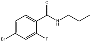 4-bromo-2-fluoro-N-propylbenzamide Struktur