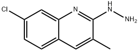 7-Chloro-2-hydrazino-3-methylquinoline hydrochloride Struktur
