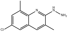 6-CHLORO-2-HYDRAZINO-3,8-DIMETHYL-NAPHTHALENE HCL Structure