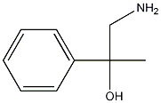 1-Amino-2-phenyl-propan-2-ol 化学構造式