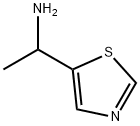 1-(Thiazol-5-yl)ethanamine 化学構造式