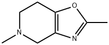 2,5-DIMETHYL-4,5,6,7-TETRAHYDRO-OXAZOLO[4,5-C]PYRIDINE Struktur