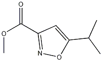 Метил5-(пропан-2-ил)-1,2-оксазол-3-карбоксилат структура