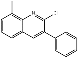 2-CHLORO-8-METHYL-3-PHENYLQUINOLINE Structure