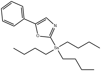 4-Phenyl-2-(tributylstannyl)-oxazole 化学構造式