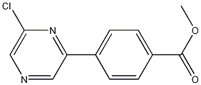 METHYL 4-(6-CHLORO-PYRAZIN-2-YL)-BENZOATE,1020718-59-5,结构式