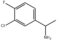 Benzenemethanamine, 3-chloro-4-fluoro-.alpha.-methyl- 化学構造式